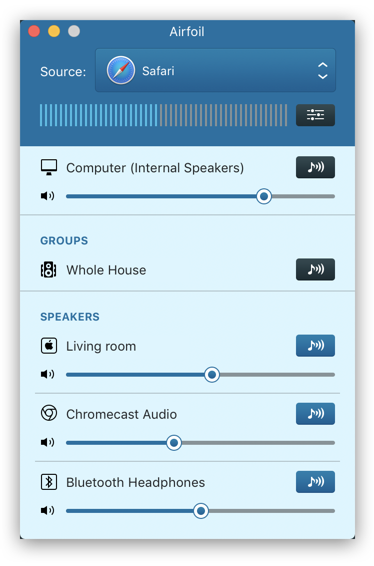 Rogue | Wireless audio around house