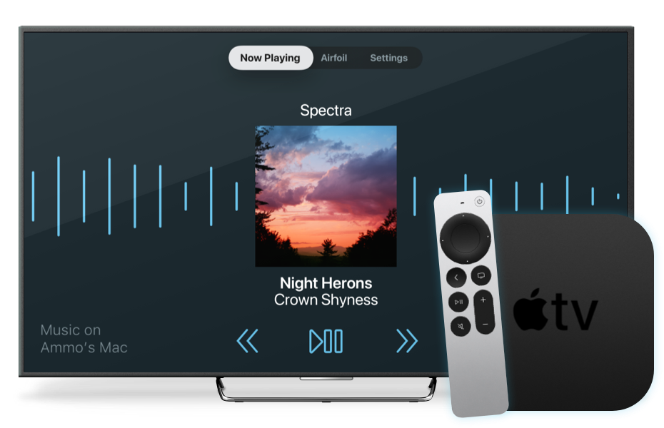 Rogue Amoeba | Airfoil Satellite: Stream audio from your Mac to Apple TV