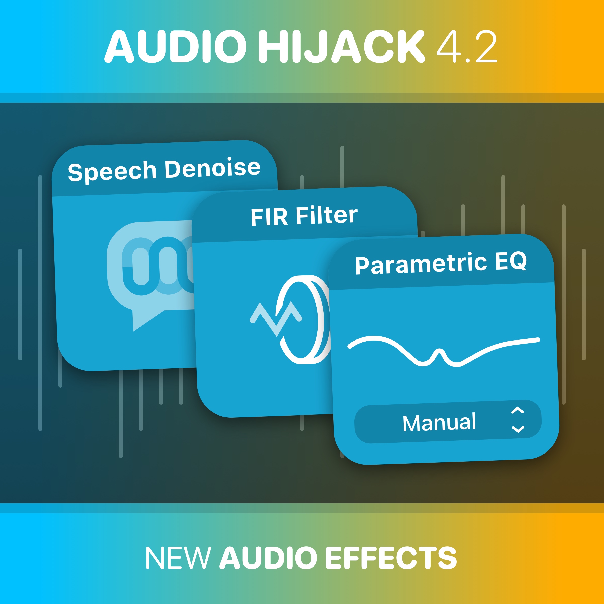Three new audio effects