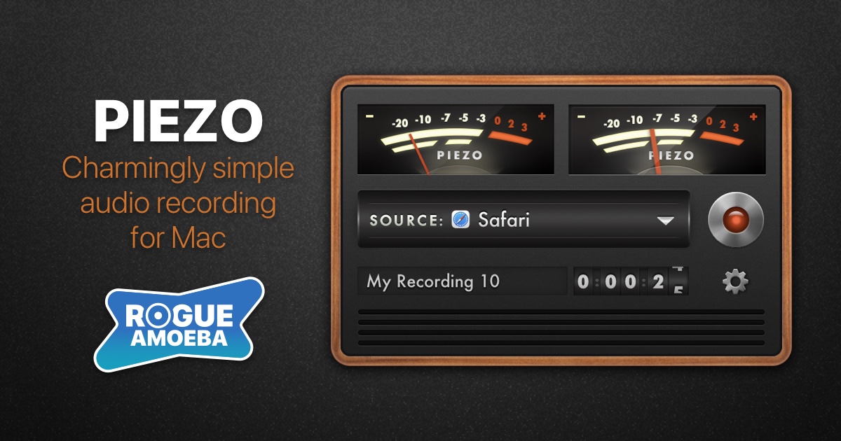 piezo audio recorder