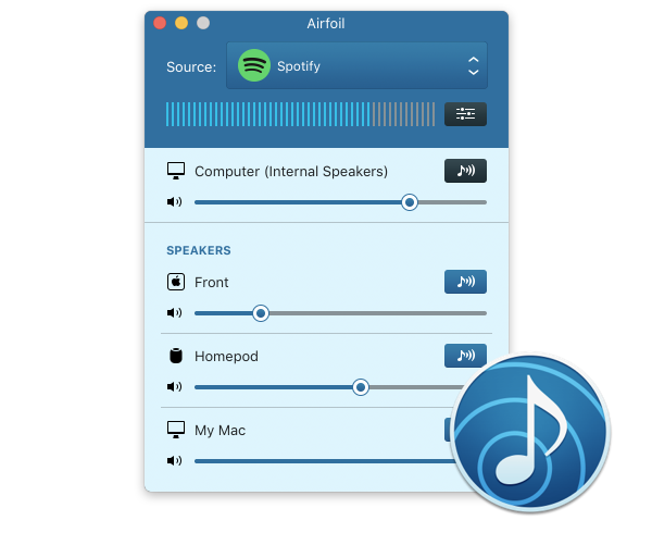 Rogue Amoeba  Airfoil Satellite: Stream audio from your Mac to Apple TV