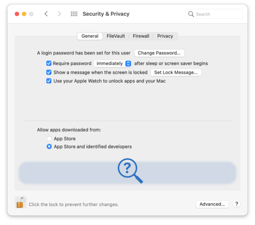 System Preferences, not showing an authorization prompt for ACE