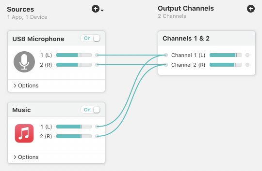 how to create audio loopback connection